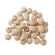 thumbnail image 1 of 50 Uds. De Cuentas Artesanales De Madera Natural Sin Pintar, Accesorios Para Hacer Joyería DIY, 20mm, 1 of 4