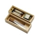thumbnail image 1 of 2 Cajas Apilables Bambú Natural hbt Tamaño S 21x7x5 cm, 1 of 2