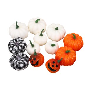 Bothyi - 12X Accesorios De Simulación De Calabaza De Espuma Accesorios Realistas Falsos Para Chimenea Al Aire Libre