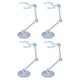 thumbnail image 3 of 4x Clear Doll Model Support Stand Soporte De Figura De Acción Para 1/144 Toy HG/RG/SD Blanco, 3 of 5