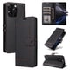 thumbnail image 1 of Premium Wallet Case for iPhone 15 Pro with Card Slots & Kickstand, Flip Cover Black, 1 of 6