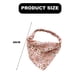 thumbnail image 2 of Pañuelo elástico floral para la cabeza Pañuelo fino de tela floral para mujer Pañuelo triangular Accesorios para el cabello, 2 of 5