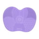 thumbnail image 1 of Almohadilla Limpiadora De Brochas De Maquillaje, Alfombrilla Depuradora Con Forma De Manzana Para Brocha De Sombra De Ojos, Púrpura De Viaje, 1 of 5