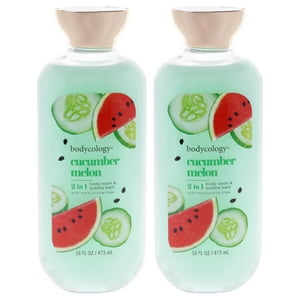 Bodycology - Gel De Ducha Nan Pepino Melón 473Ml Mujer Pack De 2