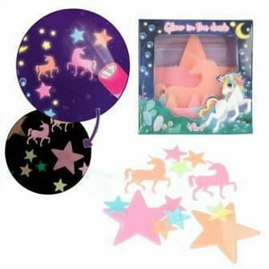 Tienda Lillifee - Set De Pegatinas Fluorescentes Glow In The Dark Con Estrellas Y Unicornios Ylvi