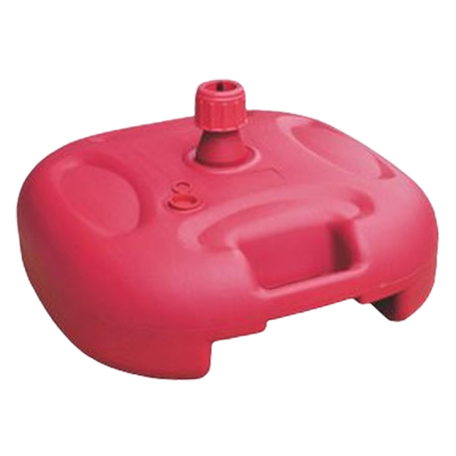 Magideal - Soporte De Base De Paraguas De Servicio Pesado Sombrilla De Peso De Reemplazo Parasol Base De Soporte De Paraguas Lleno De Agua Para Pesca Jardín Césp Rojo
