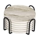 thumbnail image 3 of Posavasos De Cerámica De 6 Piezas Con Soporte Para Proteger La Mesa, Ideal Para Cumplea?os, Familia, Dise?o De Arena., 3 of 5