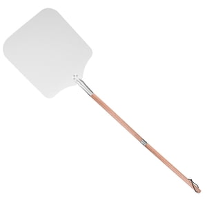 Magideal - Paleta Para Pizza, Cáscara De Pizza De Metal De Aluminio, Pan De Pizza Casero Portátil, Bandeja De Pizza De 14 Pulgadas Para Hornear Pasteles, Queso, Longitud138Cm