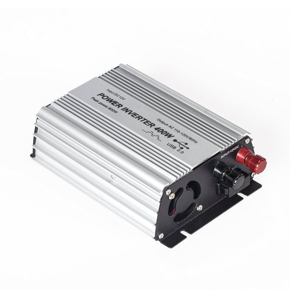 Inversor de Corriente E‑LION 400 W 12 V a 110‑120 V con Puerto USB