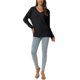 thumbnail image 2 of INSPIRE CHIC Suéter de Mujer con Cuello en V de Punto Waffle de Manga Larga Suelto Casual Ligero L Negro, 2 of 6