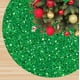 thumbnail image 1 of Falda para árbol de Navidad FANPROMS, lentejuelas verdes, 53 cm de diámetro, 1 of 3