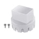 thumbnail image 4 of Adaptador De Bajante Universal Para Tubería De Paisaje, Tubería Corrugada Para Exteriores, Blanca, 2 Pulgadas X 3 Pulgadas, 4 of 5