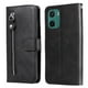 thumbnail image 5 of Funda con Cremallera para Motorola Moto G05, Carcasa Cartera de Cuero PU con Soporte y Tarjetero, 5 of 5