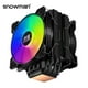 thumbnail image 1 of Disipador Cpu Argb Doble Ventilador Base De Cobre BM6000 Snowman, 1 of 7
