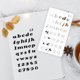 thumbnail image 4 of Plantillas reutilizables de letras KUANSHENG 24 piezas, 4 of 7