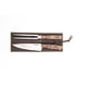 thumbnail image 1 of Set Parrillero: Tenedor + Cuchillo Con Funda De Cuero Café, 1 of 3