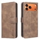 thumbnail image 1 of Funda Billetera para iPhone 17 Pro Protección RFID y Soporte Ajustable Marrón, 1 of 6