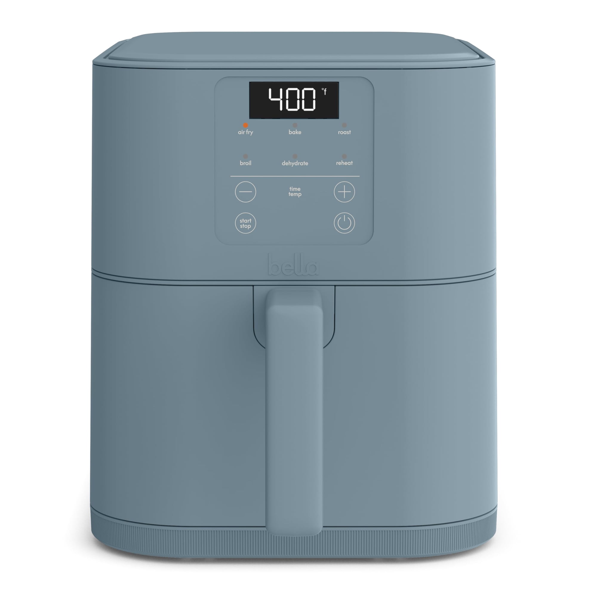 Air Fryer Bella, 6 Cuartos De Galón, Delgada, De Cerámica, Antiadherente, Para Surf