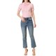 thumbnail image 2 of INSPIRE CHIC Blusa de Mujer Vintage con Cuello Peter Pan, Lazo en el Cuello, Casual, Linda, de Algodón, con Botones, Talla M, Rosa, 2 of 7