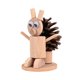 thumbnail image 3 of DIY Animal De Madera Juguete Hecho A Mano Pequeños Animales Figuras Jardín De Infantes Decoración Ardilla, 3 of 5