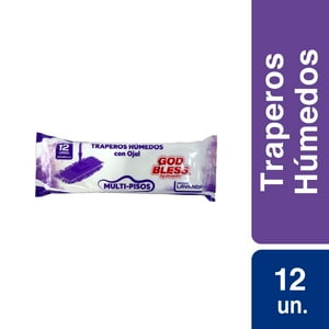 Godbless - Trapero Humedo Para Piso Multiuso Lavanda