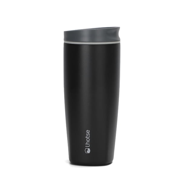 Vaso Mug Térmico Agua Café Termicup 590 ml Acero Inox Lhotse negro