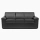 thumbnail image 1 of Sofá Milan 3C Negro, 1 of 3