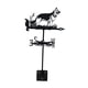 thumbnail image 4 of Veleta de metal para animales, veleta para perros, veleta para perros, indicador de dirección del viento para decoración de puertas de jardín y patio, 4 of 5