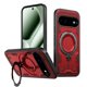 thumbnail image 1 of Para Google Pixel 11 / Pixel 11 Pro Funda con Soporte de Anillo en O Magnético Invisible, Funda de Teléfono a Prueba de Golpes, Rojo, 1 of 6