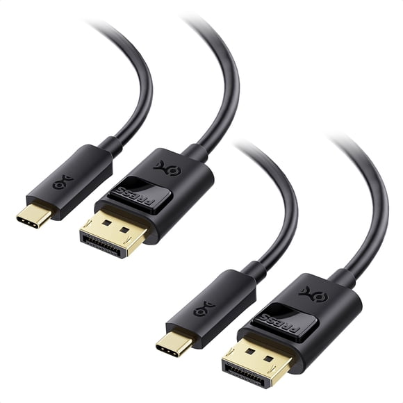 Cable Matters, paquete de 2 cables USB C a DisplayPort 1.4 de 1,8 m