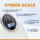 thumbnail image 2 of Báscula ZENO Hybrid 180 kg Analógica/Digital Blanco Hielo, 2 of 7