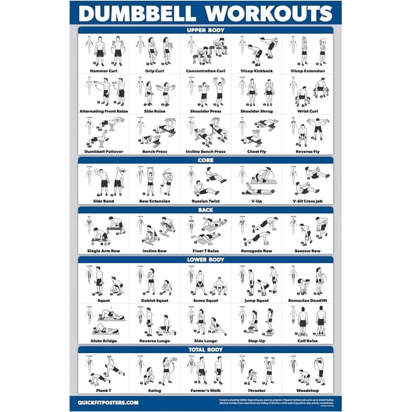 Ejercicio con mancuernas Poster Palace Learning, 18 x 24 cm