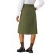 thumbnail image 3 of INSPIRE CHIC Falda de Mujer Cintura Alta Elástica Línea A con Cinturón Otoño Invierno Midi Falda de Pana XS Verde Militar, 3 of 6