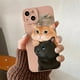 thumbnail image 2 of TF4836 Cat (Black Cat Orange Cat & Blue Cat) Pink Lens Protective High-quality Phone Case, Gift For Birthday, Girlfriend, Boyfriend, Friend Or Yourself, For Apple IPhone 14 13 12 11 XS XR X 7 8 6s Min, 2 of 2