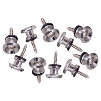 Bothyi - 10 Pines De Bloqueo Para Correa De Guitarra, Clavija Para Guitarra Eléctrica Acústica, Ukelele, Bajo, Plateado