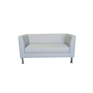 Diseños Valestrini - Sofa Caribe Dos Cuerpos En Lino Gris Claro