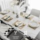 thumbnail image 2 of Home Brilliant Linen Placemats Set de 8 alfombras de mesa de comedor resistentes al calor alfombras de mesa de cocina alfombras de mesa Decoración de mesa, ropa natural, 2 of 3