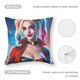 thumbnail image 5 of Harley Quinn Fundas de almohada de terciopelo con tema, regalos de funda de almohada, decoración para el hogar, cojín de lanzar, regalo de cumpleaños para fans y parejas.56*56cm., 5 of 6