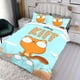 thumbnail image 3 of Kiff Conjunto de sábanas temático, trío de piezas, cómodo y amigable con la piel, diseño único, regalo de decoración para el hogar para familiares, amigos y fans,140cm *210cm, 3 of 6
