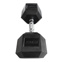 Atletis - Mancuerna Hexagonal 17.5 Kg Negro