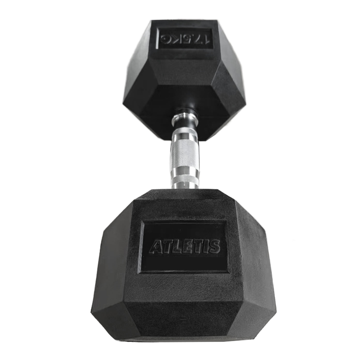 Atletis - Mancuerna Hexagonal 17.5 Kg Negro