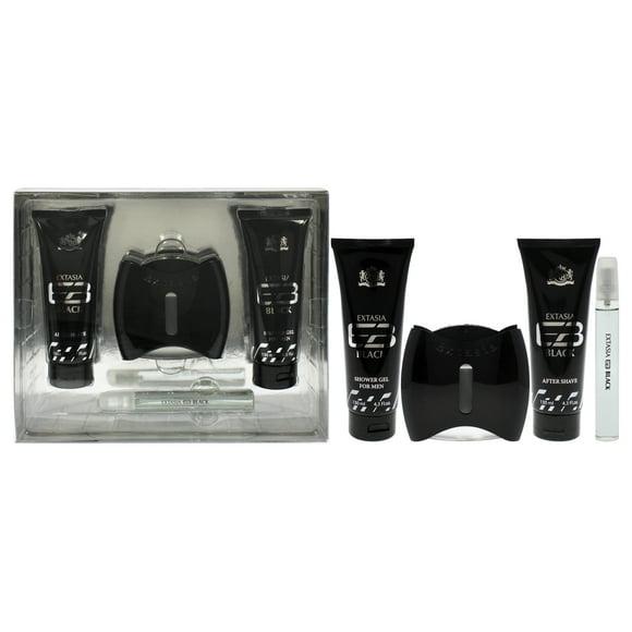 Set de Regalo Perfume New Brand Prestige Extasia Black EDT 100ml