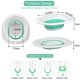thumbnail image 2 of Sitz Bath RuGuo para hemorroides, cuidado posparto, color verde, 2 of 6