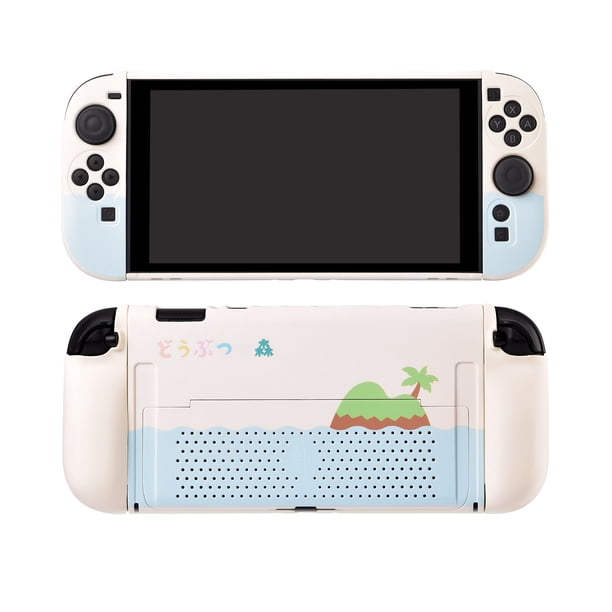 Funda protectora compatible con Nintendo Switch 2, empuñadura de controlador extraíble de silicona con carcasa dura y soporte para accesorios de consola de juegos