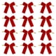 thumbnail image 4 of 12 Lazos De Terciopelo Para árbol De Navidad, Lazos Para Puerta De Entrada, Color Rojo, 4 of 5