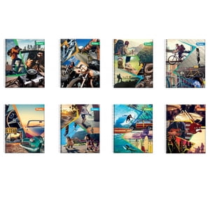 Torre - Pack De Cuadernos Universitarios Hombre 100 Hojas 10 Unidades