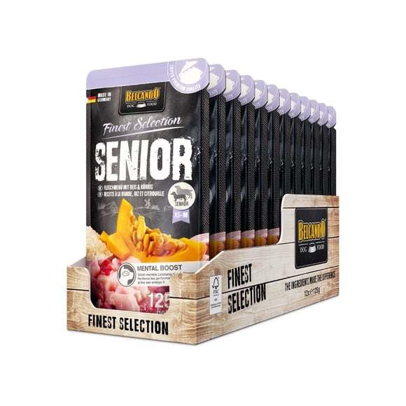 Sachet Belcando Senior Menú Carnes, Arroz Y Calabaza 12 Un.