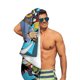 thumbnail image 5 of Conde Pátula Toalla de playa de secado rápido con diseño temático, regalo para mujeres y niñas, ideal para cumpleaños, fans, amantes de la música, uso en la playa o al aire libre, 78 × 160 cm, 5 of 6