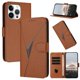 thumbnail image 1 of Funda Cartera Fibra de Carbono para iPhone 15 Pro Max con Soporte y Cierre Magnético Marrón, 1 of 6
