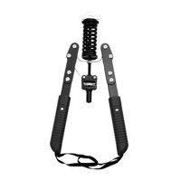 Magideal - Dispositivo De Fitness Para Brazos, Expansor De Pecho Con Resorte, Ajustable, Entrenador De Muñeca, Fortalecimiento De Los Antebrazos Para Principiant Negro
